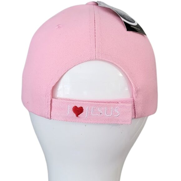 WOMEN OF FAITH Pink Embroidered Christian Ball Cap - New With Tags Women's OS - Picture 3 of 7